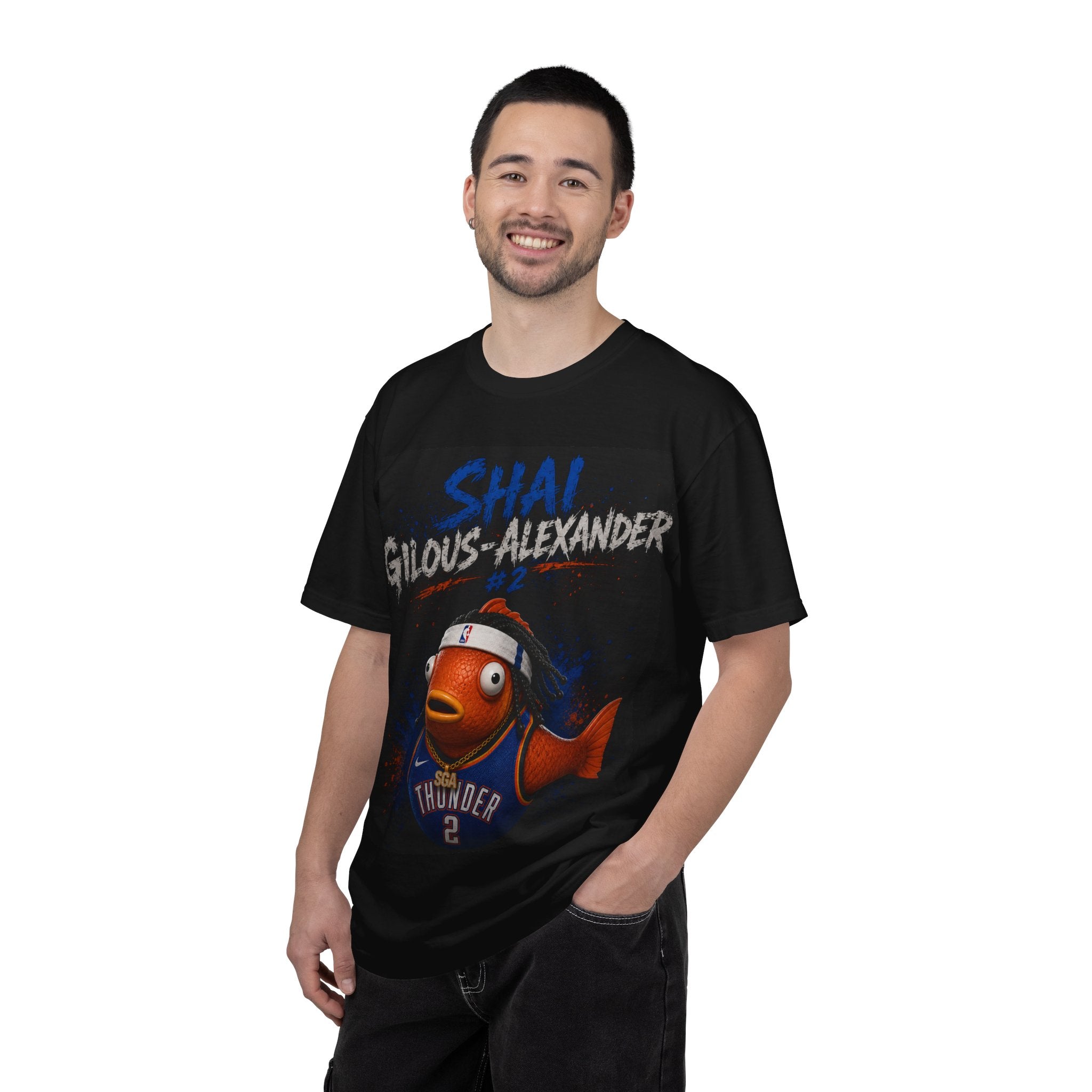 T-Shirt — Shai Gilgeous-Alexander Oklahoma City Thunder Fish Graphic