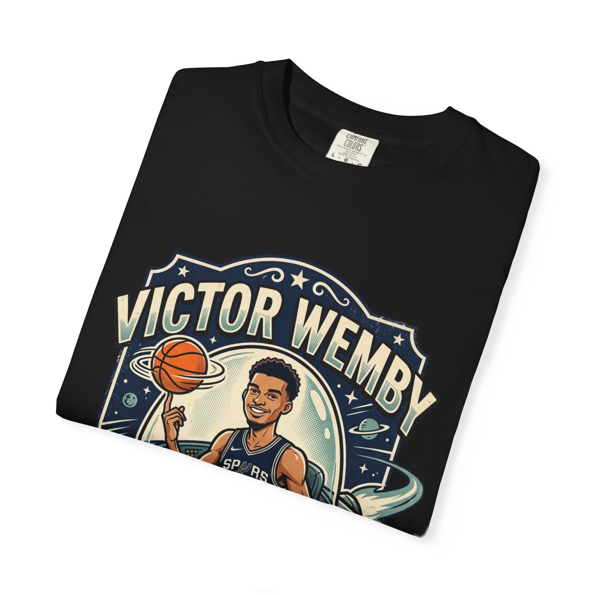 Victor Wembanyama San Antonio Spurs T-Shirt — Retro Space Jam Basketball Tee